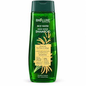 Bioluxe Naturals Rice Water High Shine Shampoo 400ml