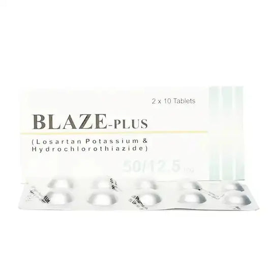 Blaze Plus Tablets – Losartan & Hydrochlorothiazide for Hypertension Treatment