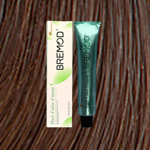 Bremod Hair Color 4.3 Medium Golden Brown — front view