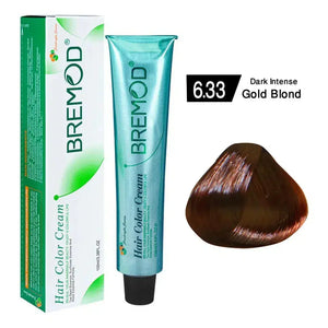 Bremod Hair Color 6.33 Dark Intense Golden Blonde | derma.pk