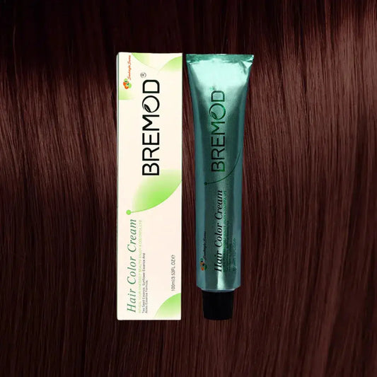 Bremod Hair Color 5.5 Light Mahogany Blonde box — reddish warm hair dye | derma.pk