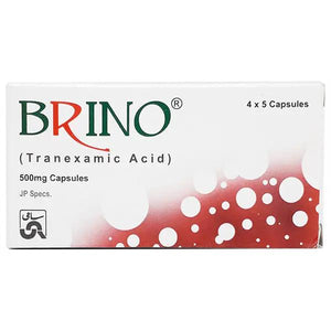 Brino 500mg Capsules – Tranexamic Acid for Bleeding Control