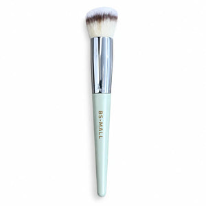 BS-MALL Rounded Buffing/Foundation Brush - Mint Handle - 003