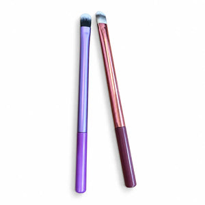 Angled Definer Brush - Purple & Rose Metallic Handle - 052