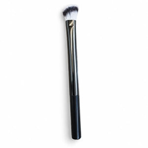 Angled Duo-Fibre Blending Brush - Gunmetal Handle - 054