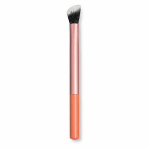 Angled Duo-Fibre Brush - Rose/Coral Two-Tone Handle - 081