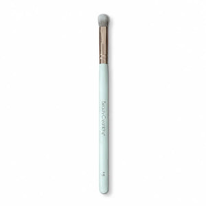 Beauty Creations 16 Tapered Crease Brush - Mint Handle Rose Gold Ferrule - 107