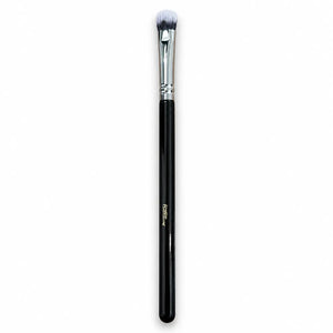 Beauty Creations Flat Concealer/Eyeshadow Brush - Black Handle Silver Ferrule - 112