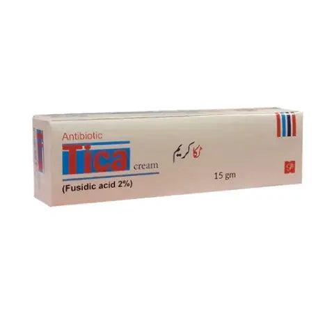 Tica Cream 2% 15gm Fusidic Acid Antibiotic for Skin