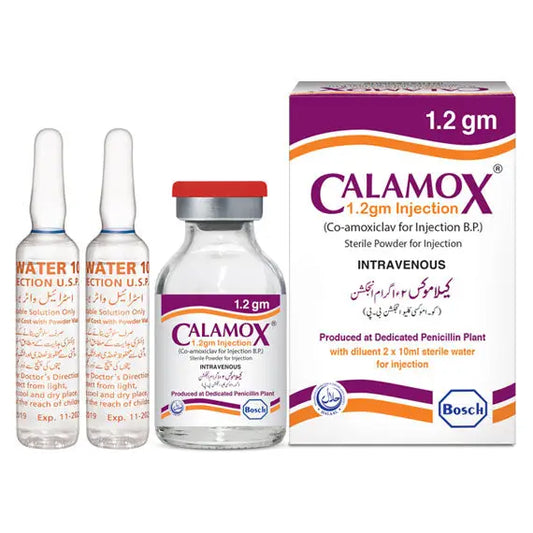 Calamox 1.2gm Vial ��� Amoxicillin & Clavulanic Acids for Bacterial Infections