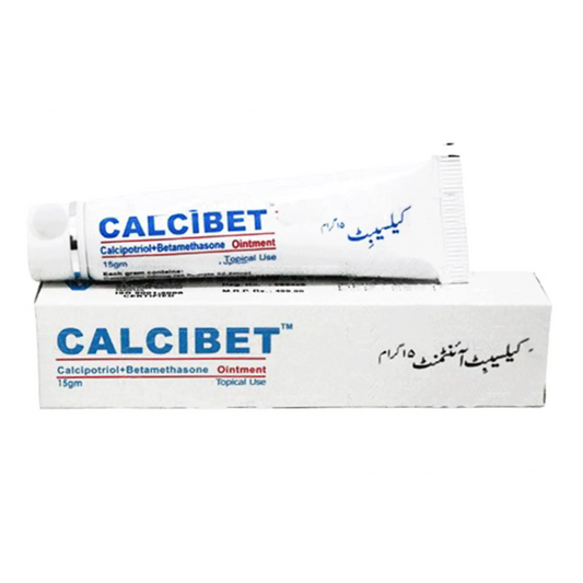 Calcibet Ointment 15gm – Psoriasis & Skin Inflammation Treatment