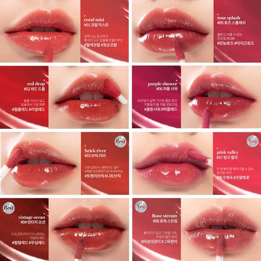 rom&nd Glasting Water Tint 4g Korean Natural Lip Tint Gloss Longlasting K-Beauty – front of packaging