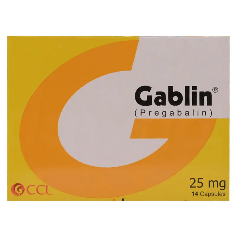 Gablin 25mg Capsules 14's – Gabapentin for Nerve Pain