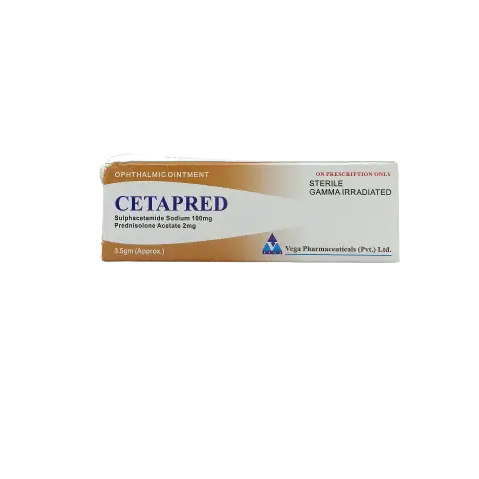 Cetapred Ointment 3.5gm – Antibiotic & Steroid Eye Ointment – Available in Pakistan