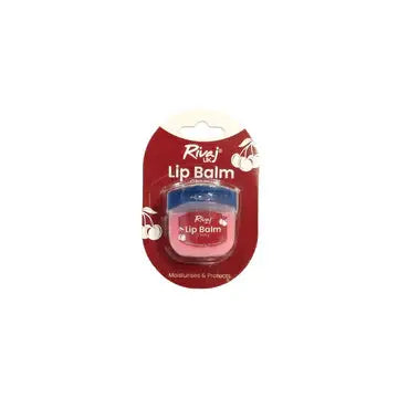 Rivaj Cherry Jar Lip Balm 8g – Cherry-Infused Moisturising Lip Balm