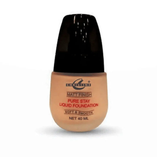 Christine Liquid Foundation Matte Finish Beige 04 (40ml) - derma.pk