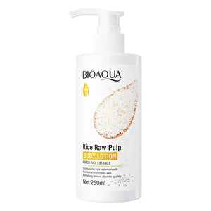 BIOAQUA Rice Raw Pulp Body Lotion - Moisturizing & Softening - 250ml