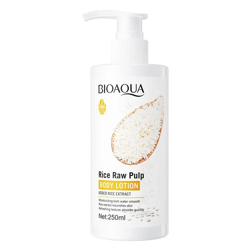 BIOAQUA Rice Raw Pulp Body Lotion - Moisturizing & Softening - 250ml