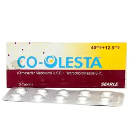 Co Olesta 40/12.5mg Tablet (Olmesartan + HCTZ) — Combination Hypertension Therapy