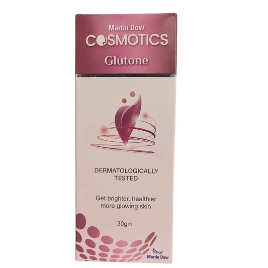 Cosmotics Glutone 30gm by Martin Dow - Skin Brightening Cream for Healthier, Glowing Skin | derma.pk