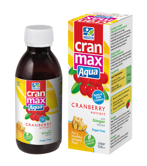 Cran Max Aqua Syrup 120ml — Cranberry for Urinary Health
