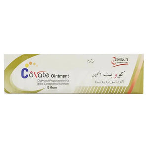 Covate Ointment 15gm – Clobetasol Propionate for Eczema & Psoriasis Treatment