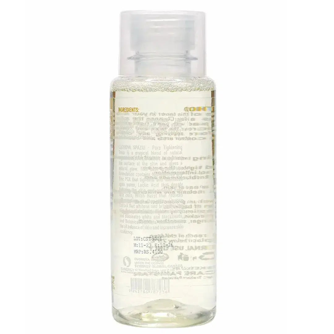 Cudrova Spazio Pore Minimizing Toner for All Skin Types - Made in Canada