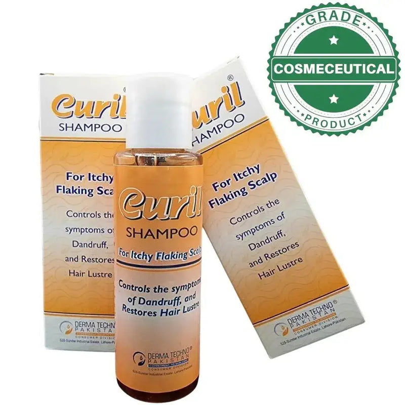 Curil Shampoo for Itchy Flaking Scalp 100ml