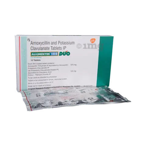 Augmentin 1g Tablets — Amoxicillin Clavulanate for Bacterial Infections Pakistan