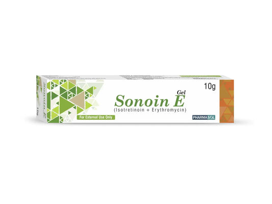 Sonoin-E Gel 0.5mg + 20mg ��� Isotretinoin and Erythromycin for Acne Treatment