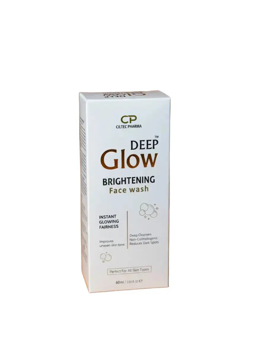 Deep Glow Brightening Face Wash by Ciltec Pharma – OTC brightening cleanser Pakistan
