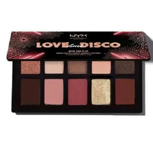 NYX Love Lust & Disco Foil Play 6-Color Eye Shadow Palette