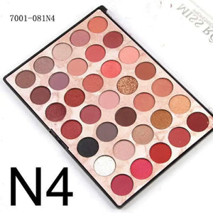 Miss Rose 35 Color High Gloss & Matte Eyeshadow Palette 081N4
