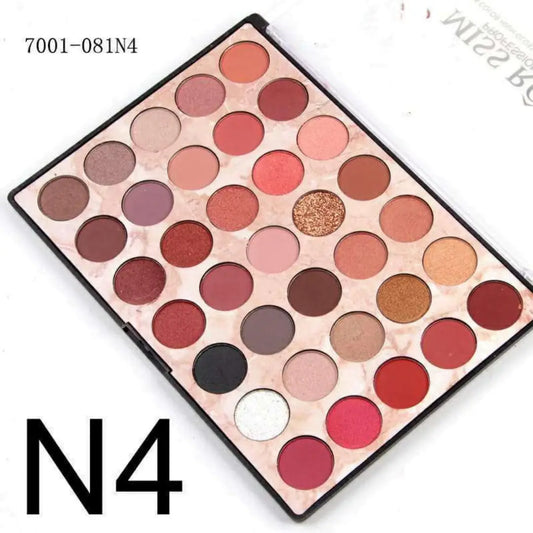 Miss Rose 35 Color High Gloss & Matte Eyeshadow Palette 081N4