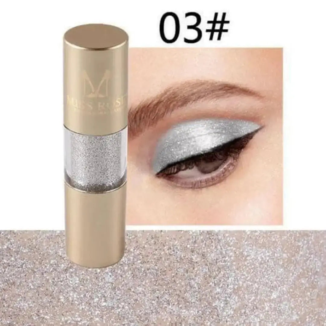 Miss Rose Liquid Glitter and Glow Eyeshadow high-shine shimmer formula