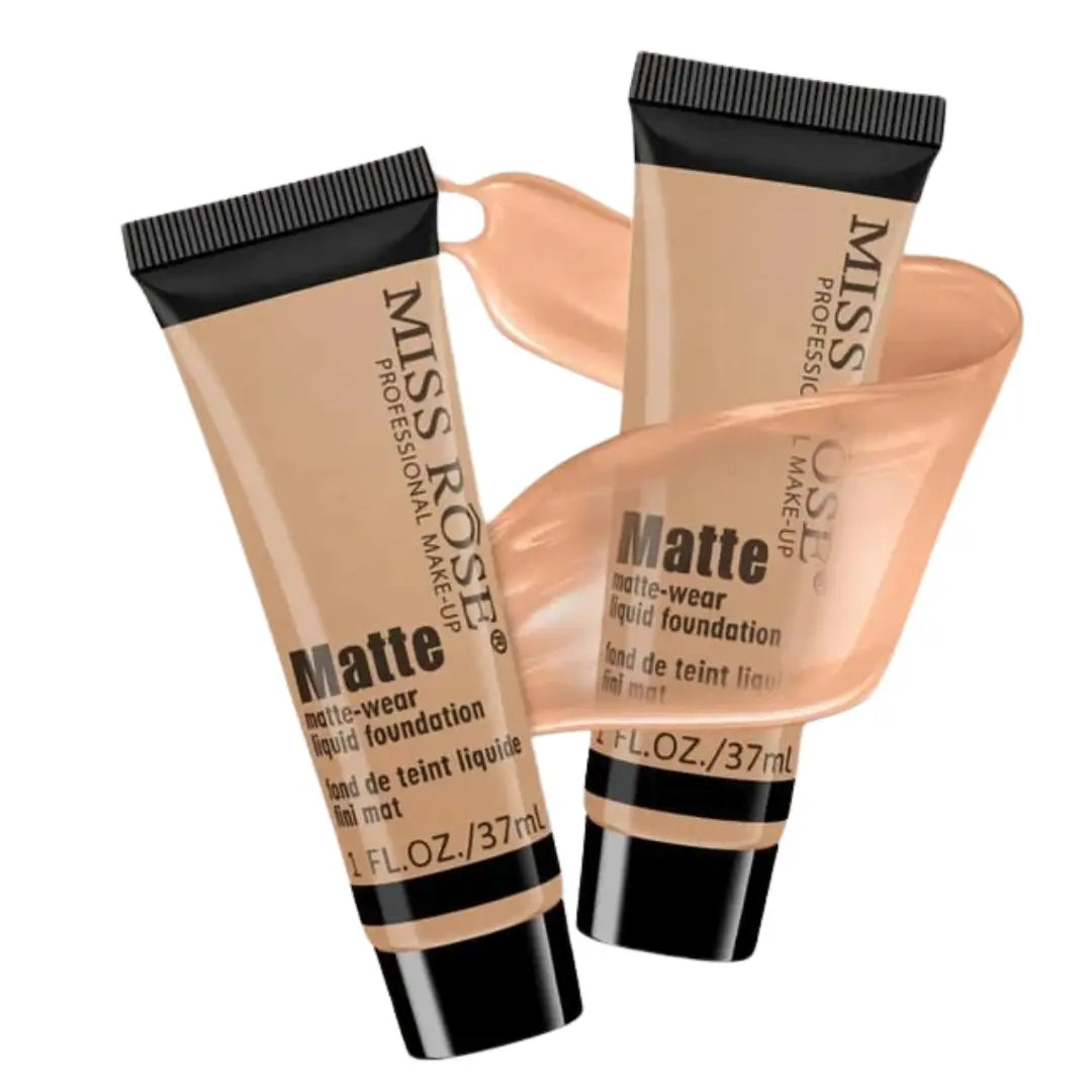 MISS ROSE MATTE WEAR LIQUID FOUNDATION IN IVORY 6 - 37ml