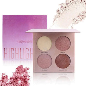 Miss Rose Highlighter Palette 4 Color