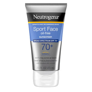 Neutrogena Sport Face Sunblock SPF 70 Oil-Free Broad Spectrum 73ml