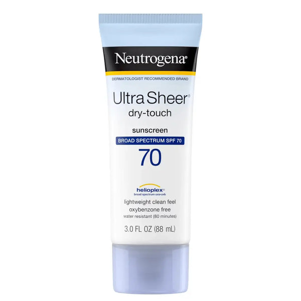 NEUTROGENA ULTRA SHEER SPF 70 SUNSCREEN 88ml