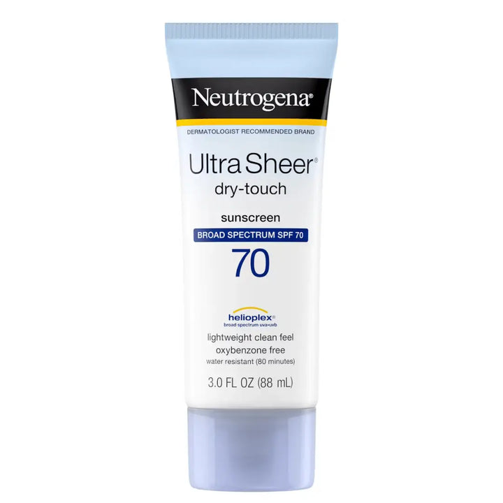 NEUTROGENA ULTRA SHEER SPF 70 SUNSCREEN 88ml