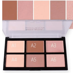Miss Rose Contour & Highlighter Palette 6 Shades