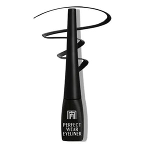 MM Perfect Wear Eyeliner Matte Black 4ml — ultra-fine tip liquid eyeliner by Masarrat Misbah