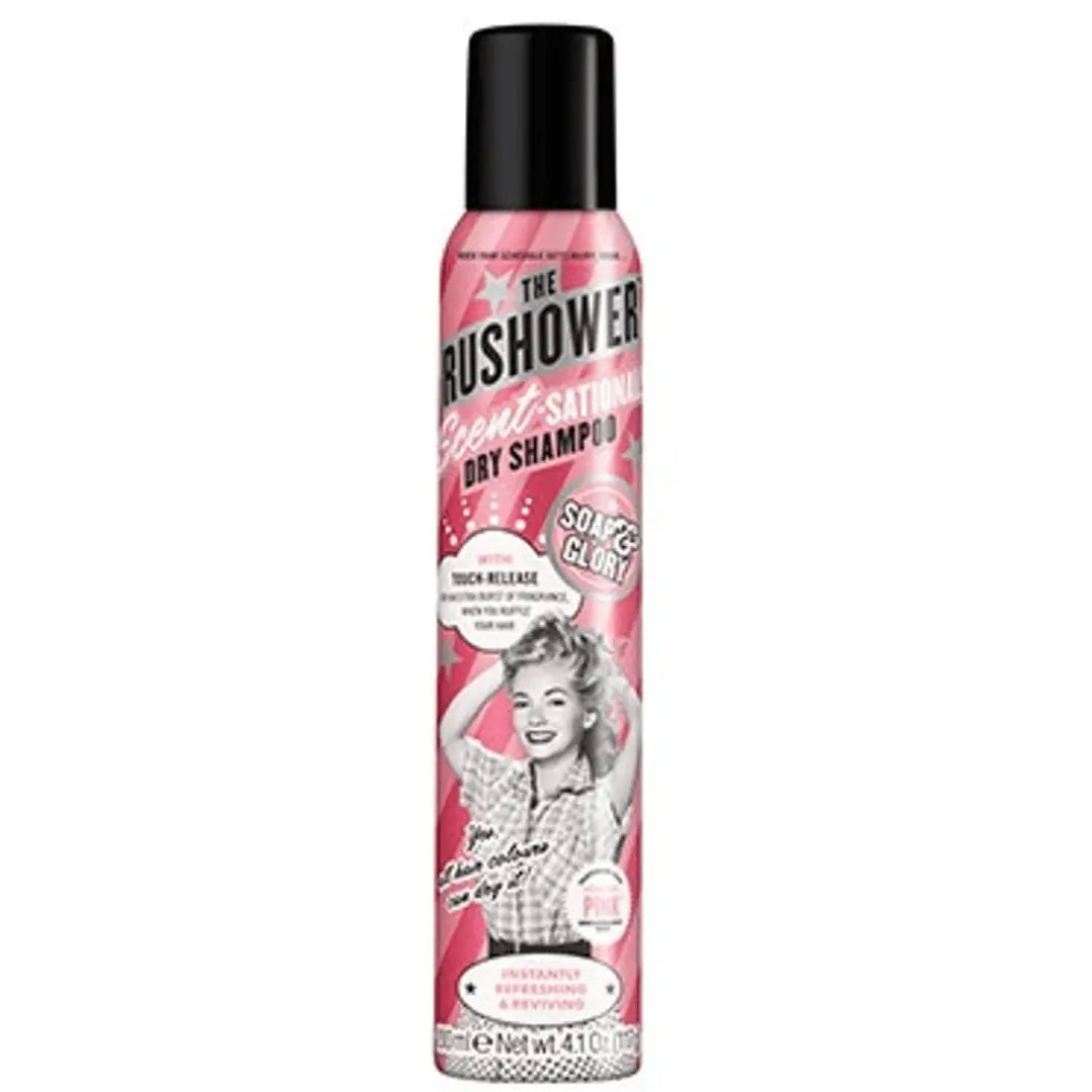 Soap & Glory Speedy Suds Dry Shampoo 200ml – Oil-Absorbing No-Rinse Hair Refresher with Original Pink Scent
