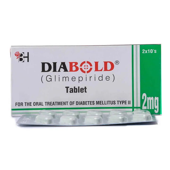 DIABOLD Tablet 2MG 20's (Glimepiride) barrett hodgson
