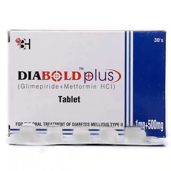 DIABOLD PLUS 1MG/500MG Tab 30's barrett hodgson