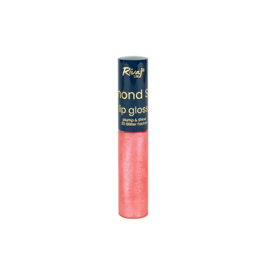 Rivaj Diamond Shine Lip Gloss Shade 13 - Warm Mauve Shimmer Glossy Finish