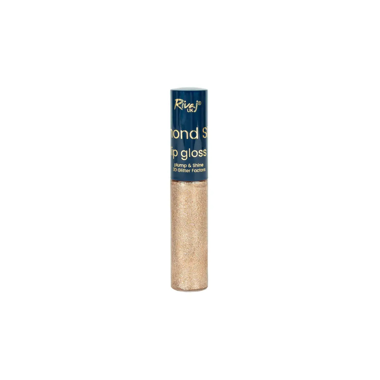 Rivaj Diamond Shine Lip Gloss Shade 6 rose gold shimmer tube – buy at Derma.pk Pakistan