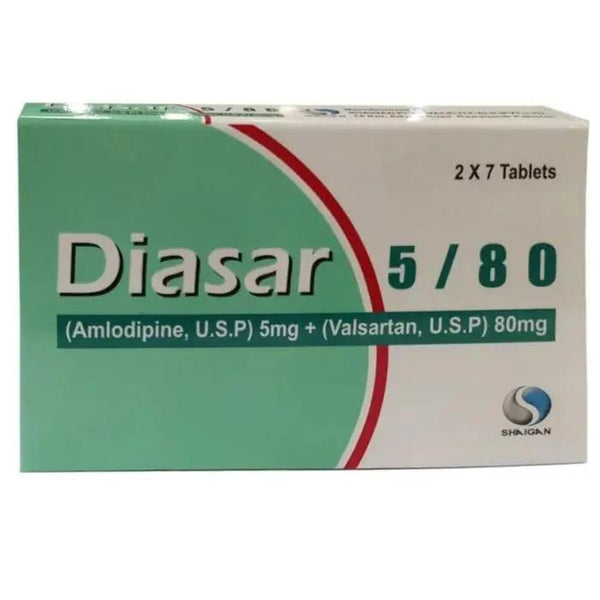 Diasar 5mg/80mg Tablets