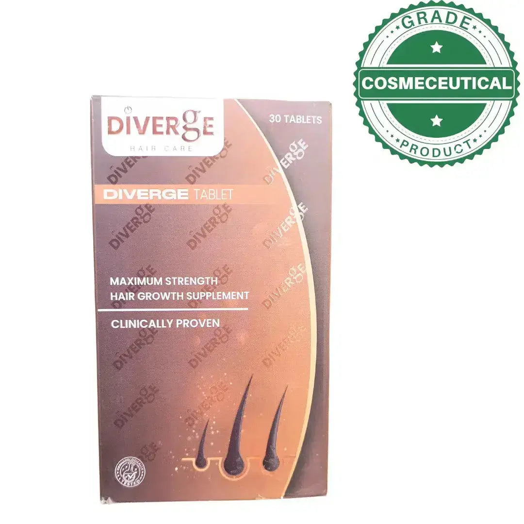 Diverge Biotin Marine Complex hair growth supplement bottle 30 tablets – View Product Detail