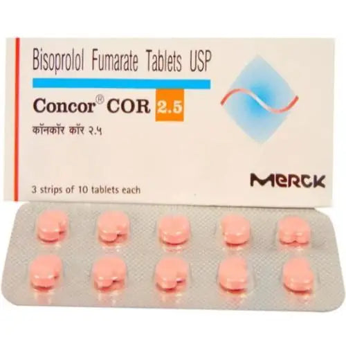 Concor 2.5mg Tablets 